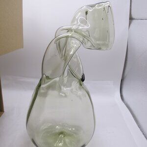 JEF Glas Hand-blown Collector's Knight glass decanter